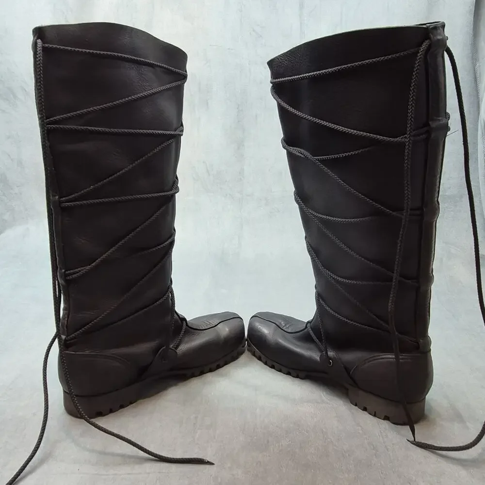 Son of Sandlar Peasant Medieval Renaissance Festival Steampunk Lace Up Boots